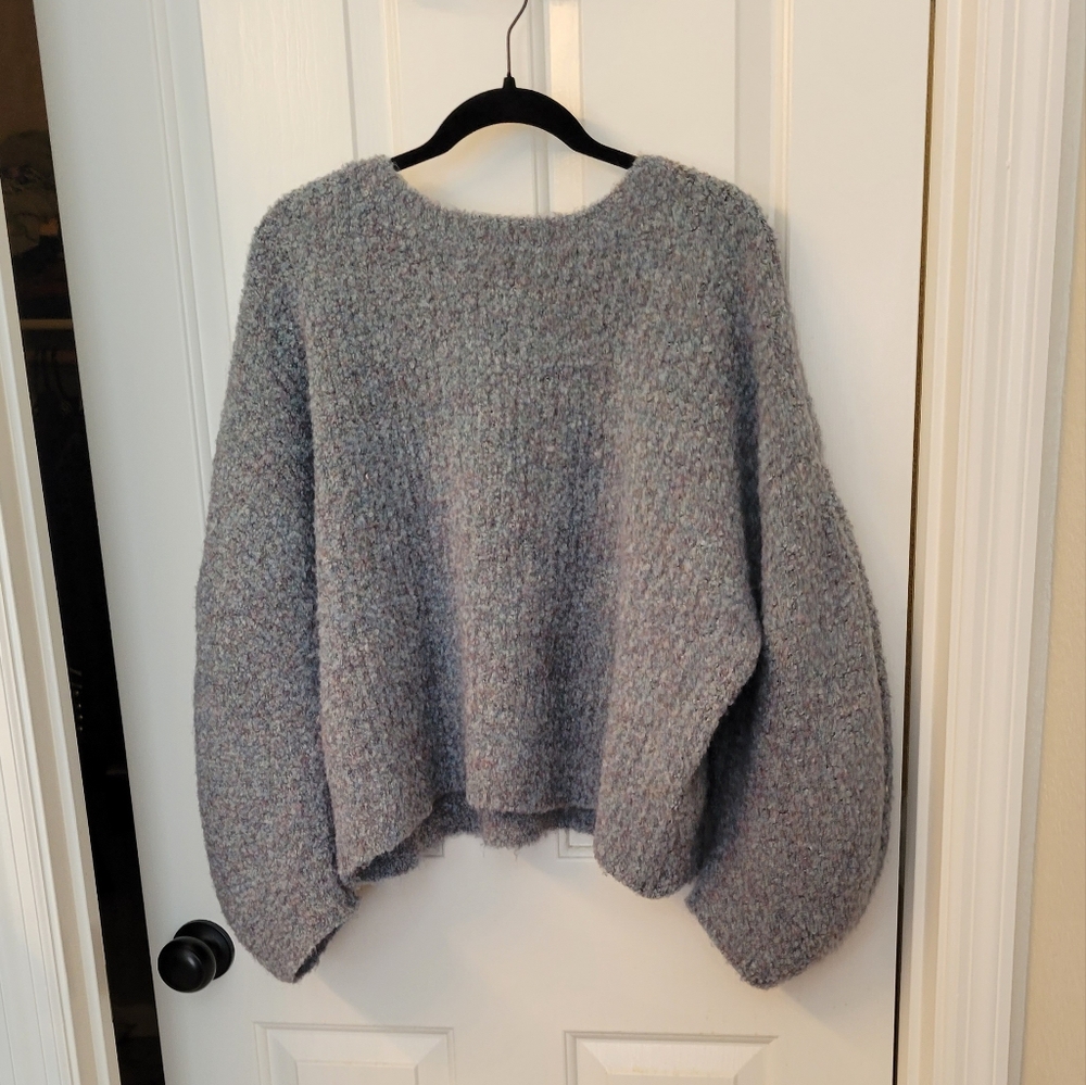 Cozy Gray/Blue Sweater